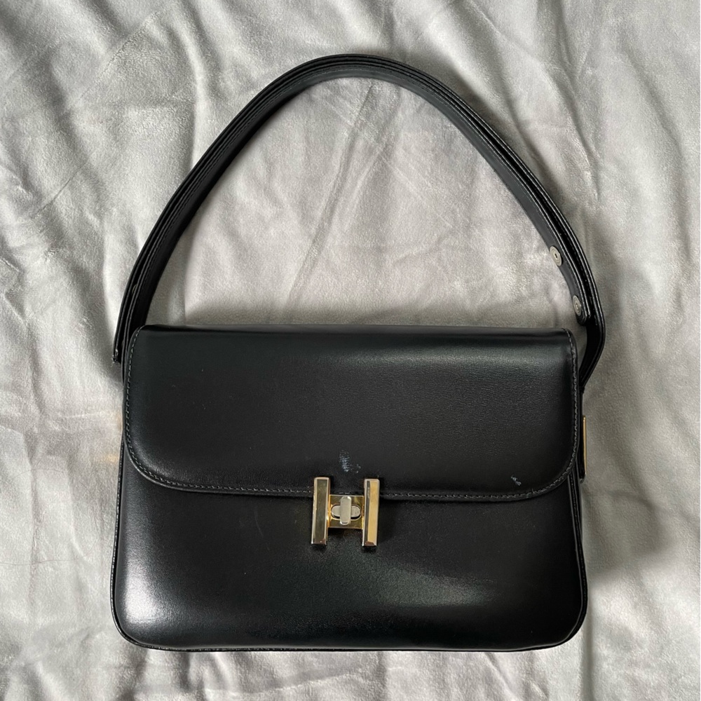 FBM Fabbrica Borse Maranzana Vintage Couture Luxury Italian Leather Hand Bag